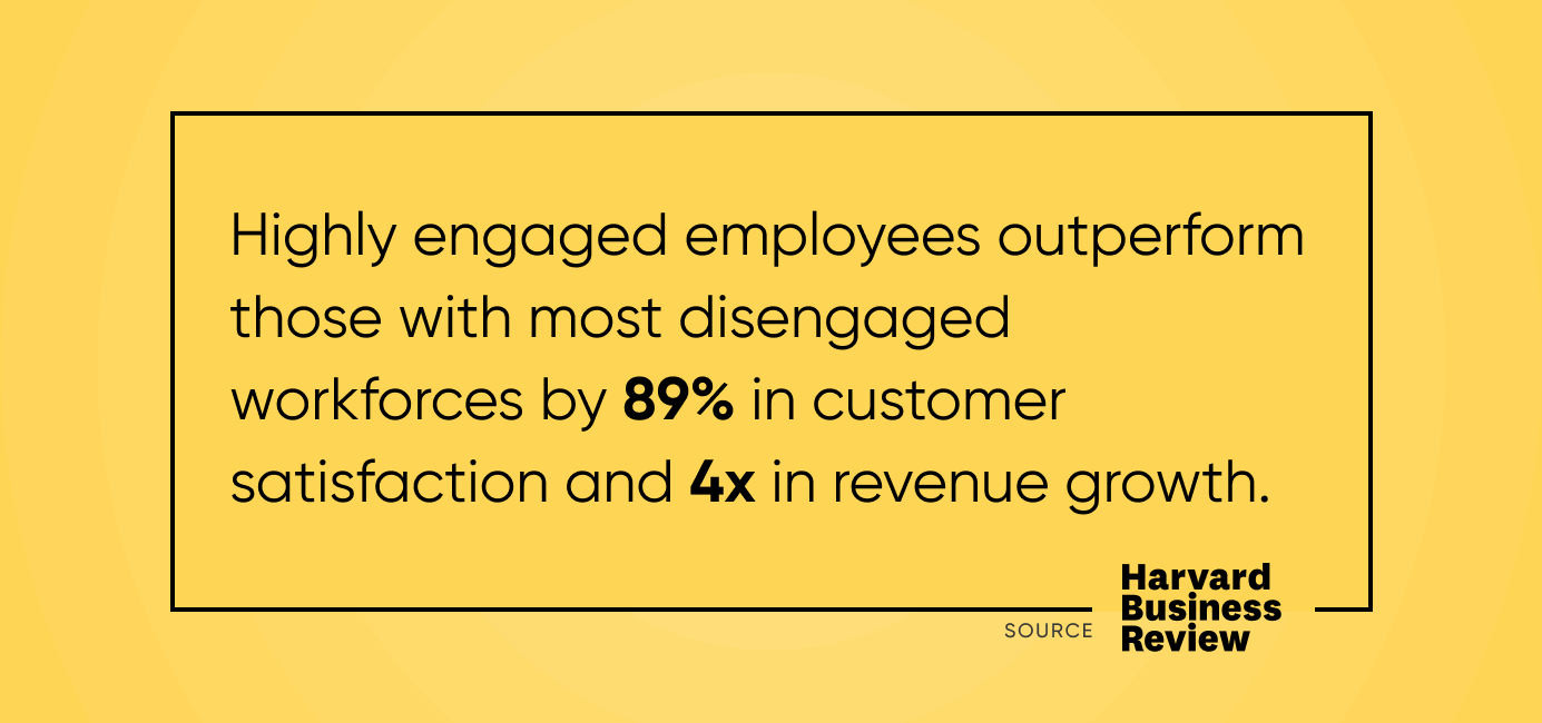 Relation between team engagement and client satisfaction