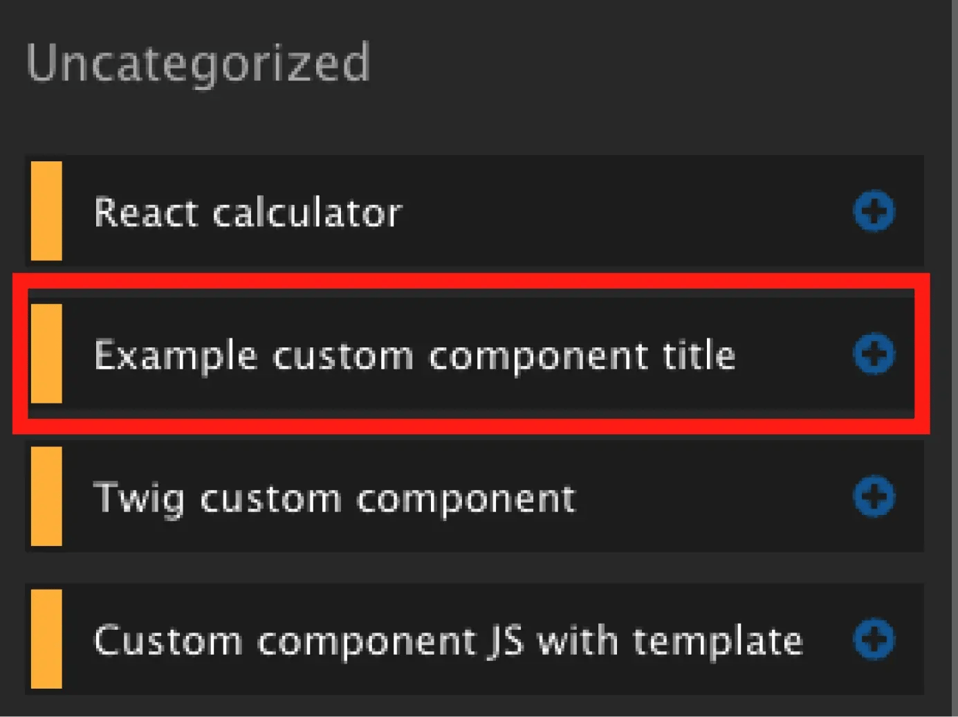 YAML File Category